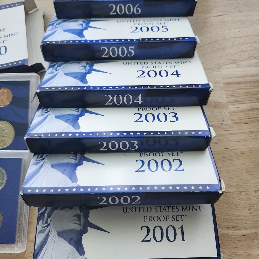 United States Mint Proof Set Collection 2000 Thru 2006 Seven Total Sets - Picture 3 of 4